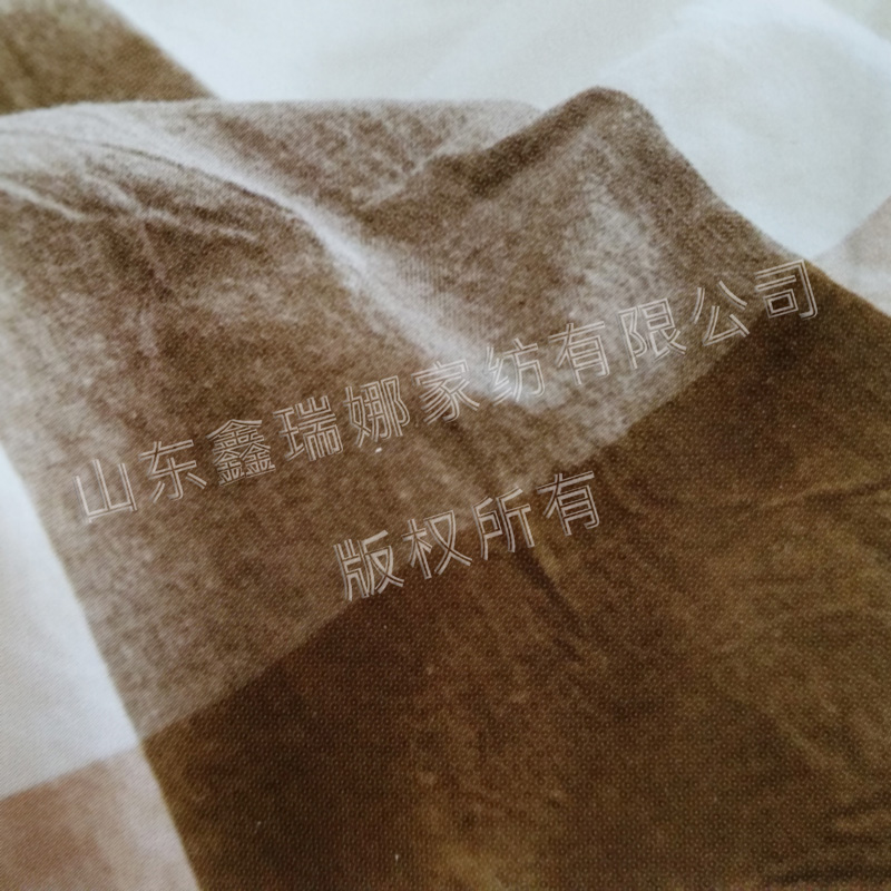 水洗棉-咖中格細節(jié)